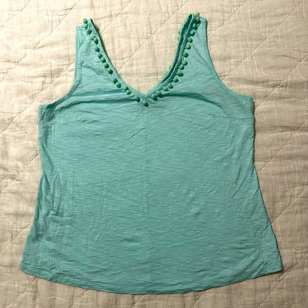 EUC Lilly Pulitzer Gigi Tank in Resort Aqua Large